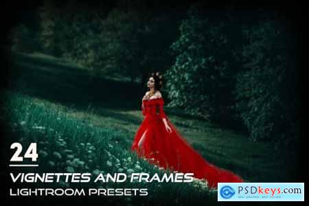 24 Vignettes and Frames Lightroom Presets