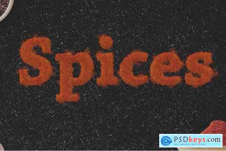 Food Text Effect Photoshop Action