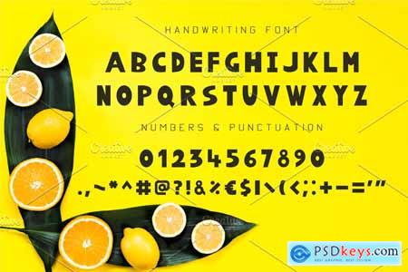 Summer Font and Lemons Pack 3855066