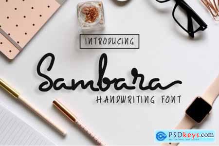 Sambara Handwriting Font