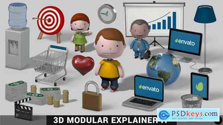 Videohive 3D Modular Explainer Kit