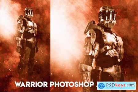 Warrior Photoshop Action