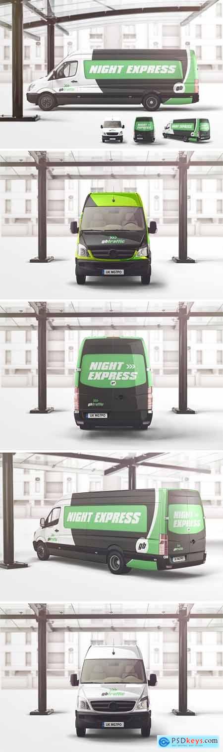 Download Van Vehicle Branding Mockup » Free Download Photoshop ...
