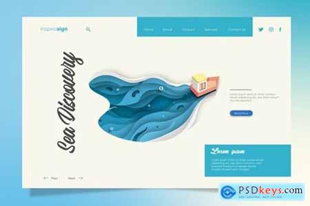 Discovery Sea - Banner & Landing Page