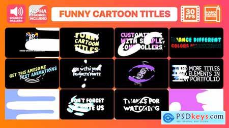 VideoHive Funny Cartoon Titles After Effects