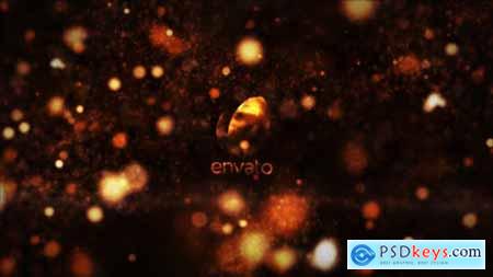 VideoHive Gold Particles Logo Reveal