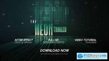VideoHive The Neon Trailer
