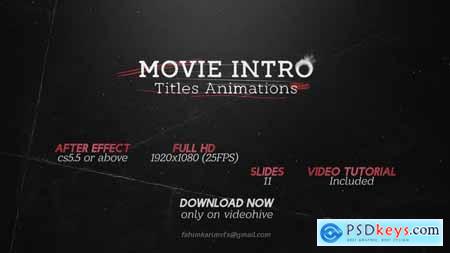 VideoHive Movie Intro Titles Animations