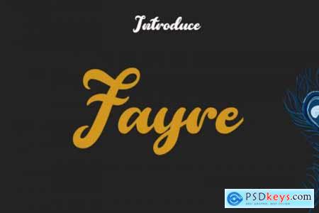 Fayre Font