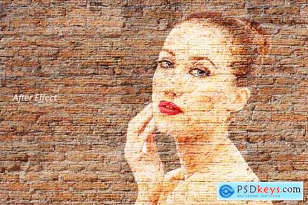 Wall Art - Photoshop Action 3758594