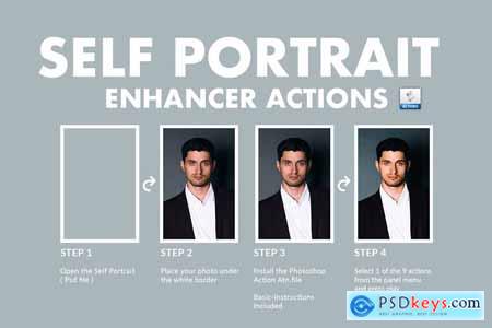 Self Portrait Enhancer Actions 3605945