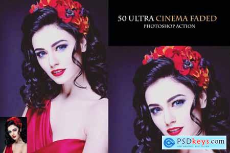 50 Ultra Cinema Faded Photoshop Action