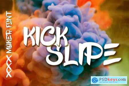 Kick Slipe Font