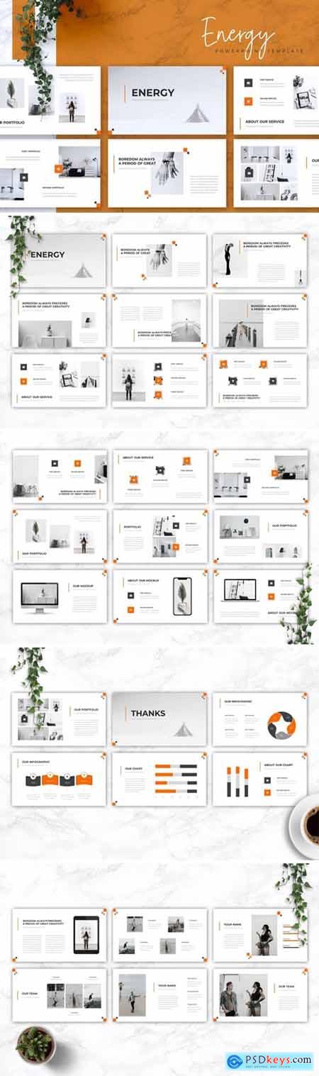 ENERGY - Creative Powerpoint Google Slides and Keynote Templates