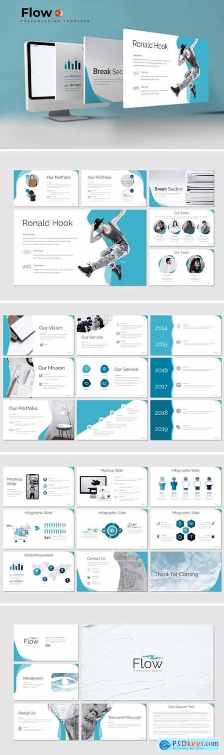 Flow Powerpoint Google Slides and Keynote Templates