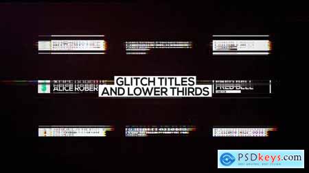 Videohive Glitch Titles and Lower Thirds
