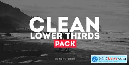 Videohive Clean Lower Thirds Pack