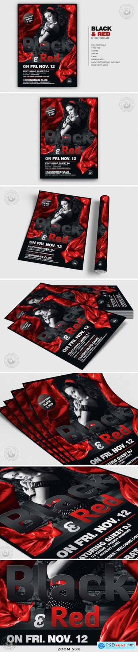 Black and Red Flyer Template V2 1511860