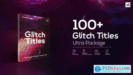 Videohive Glitch Titles Pack