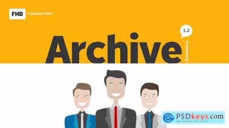 Videohive Archive Explainer Infographic