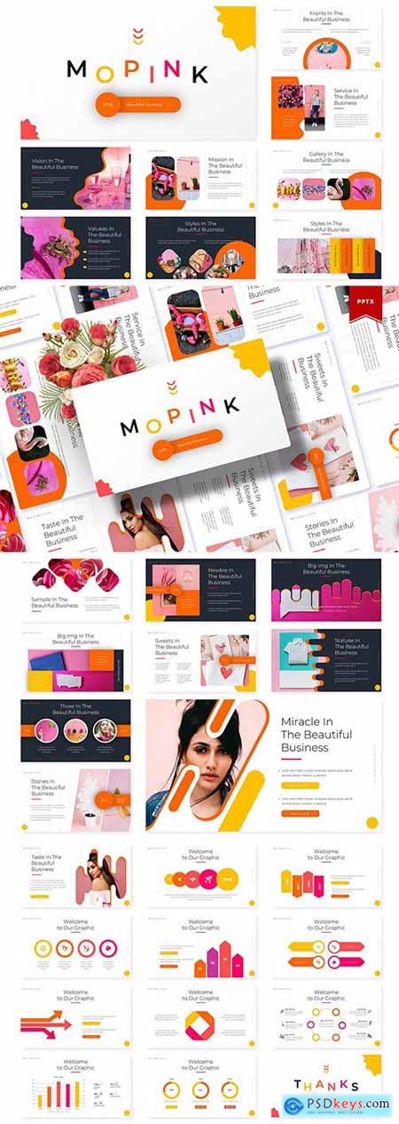 Mopink Powerpoint, Keynote and Google Slides Templates