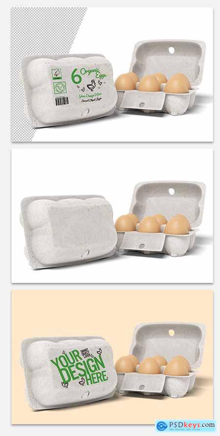Egg Carton Packaging Design Mockup 274088271