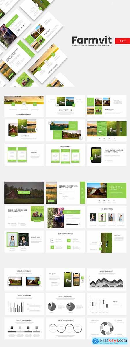 Farmvit - Agriculture Powerpoint, Keynote and Google Slides Templates