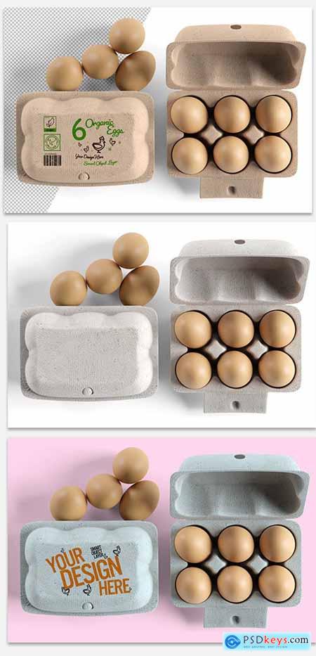 Egg Carton Packaging Design Mockup 274452094