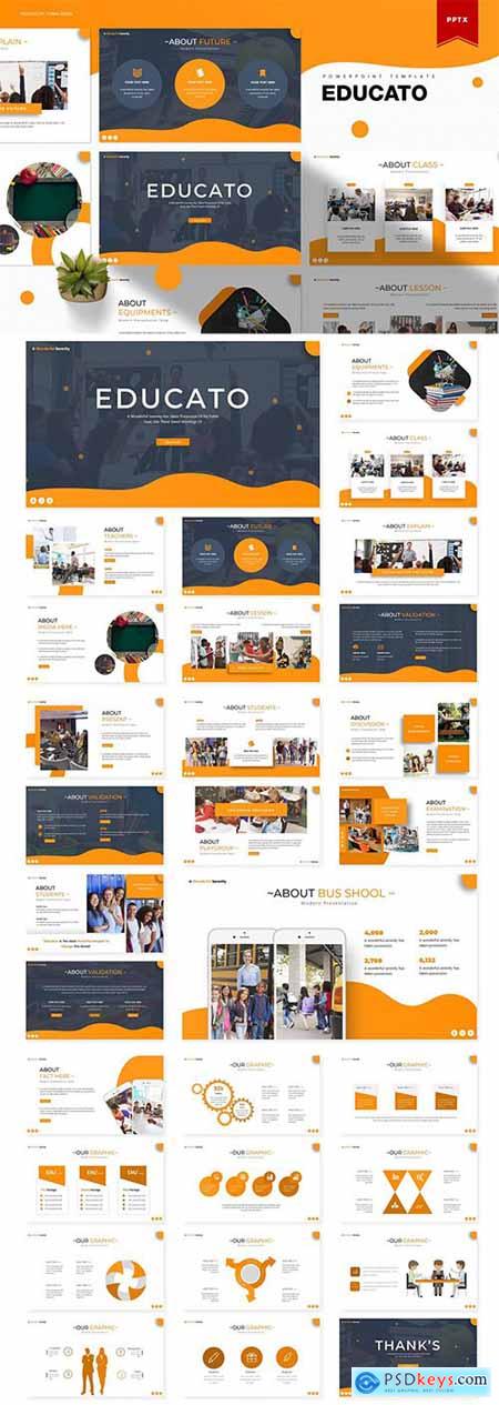 Educato Powerpoint, Keynote and Google Slides Templates
