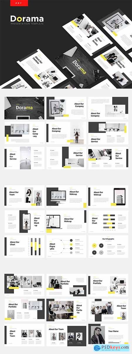 Dorama - Corporate Powerpoint, Keynote and Google Slides Templates