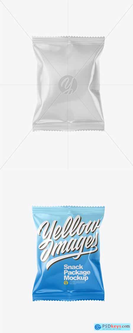 Glossy Snack Package Mockup 42815