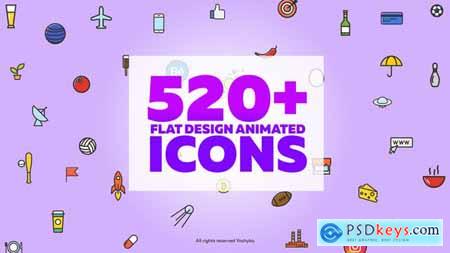 Videohive Vector Animated Icons