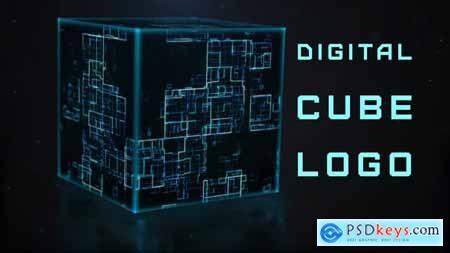 Videohive Digital Cube Logo Reveal