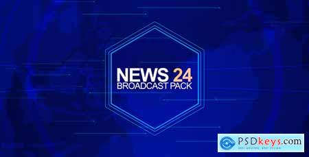 VideoHive News 24 (Broadcast Pack)