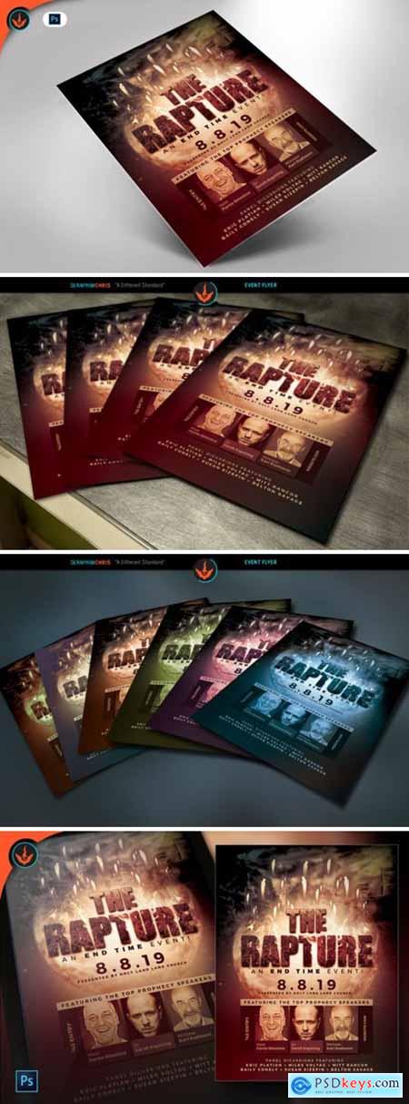 The Rapture Flyer Template 1536965