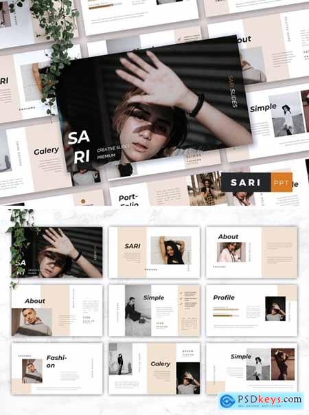 SARI - Fashion Powerpoint, Keynote and Google Slides Templates