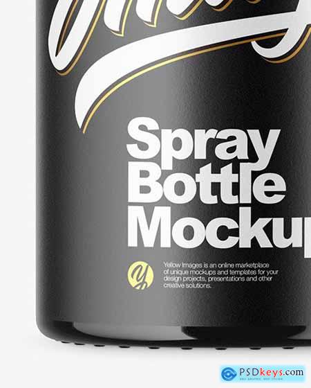 Amber Spray Bottle Mockup 45629