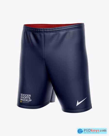 Men's Soccer Shorts Mockup 45704