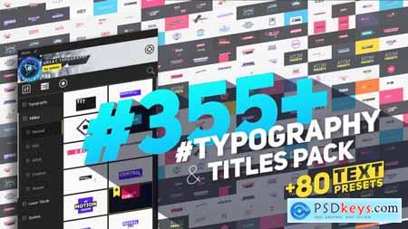 Videohive Big Pack of Typography Atom