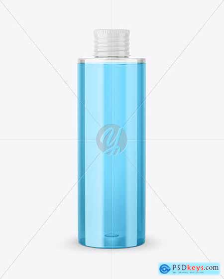 Clear Plastic Bottle Mockup 45779