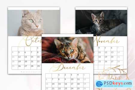 Printable Monthly Calendar 2020 Cats 3896026