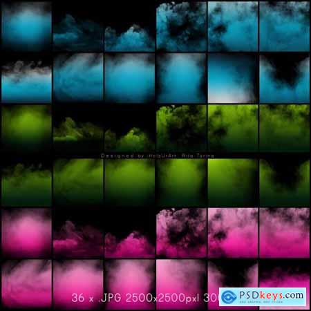 Colorful Fog Overlays Package