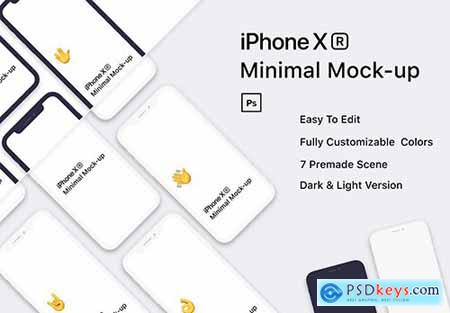 iPhone Xr Minimal Mock-up