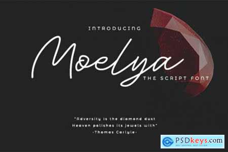 Moelya- Script Font