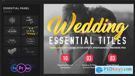 Videohive Essential Wedding Titles MOGRT for Premiere