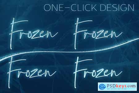 FROZEN Photoshop Effects+Action 3803185