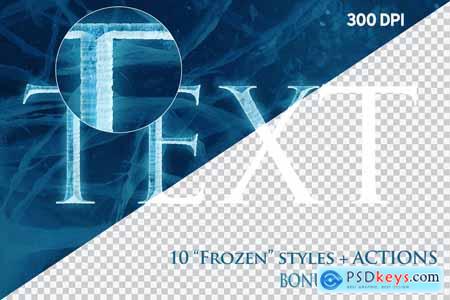 FROZEN Photoshop Effects+Action 3803185