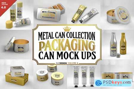 Vol4. Metal Can Mockup Collection 3884341