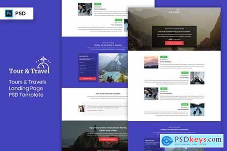 Tour & Travels - Landing Page PSD Template-02