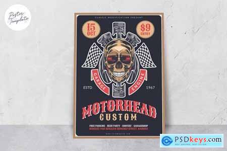 Motorbike Show Poster Template